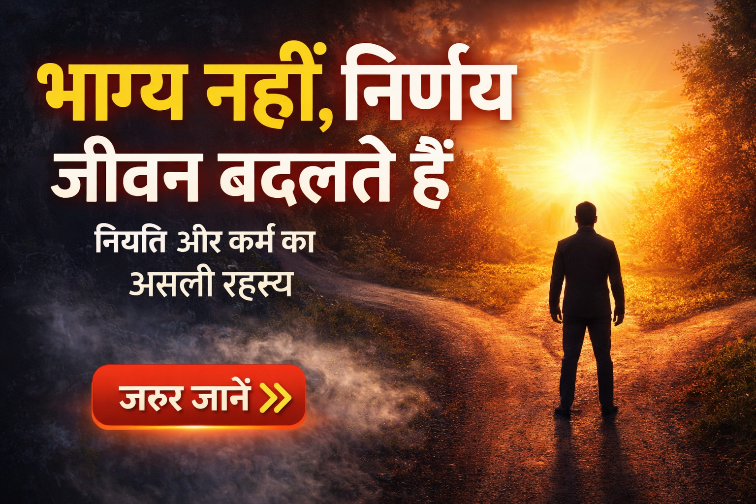 भाग्य नहीं निर्णय जीवन बदलते हैं — नियति और कर्म का असली रहस्य
