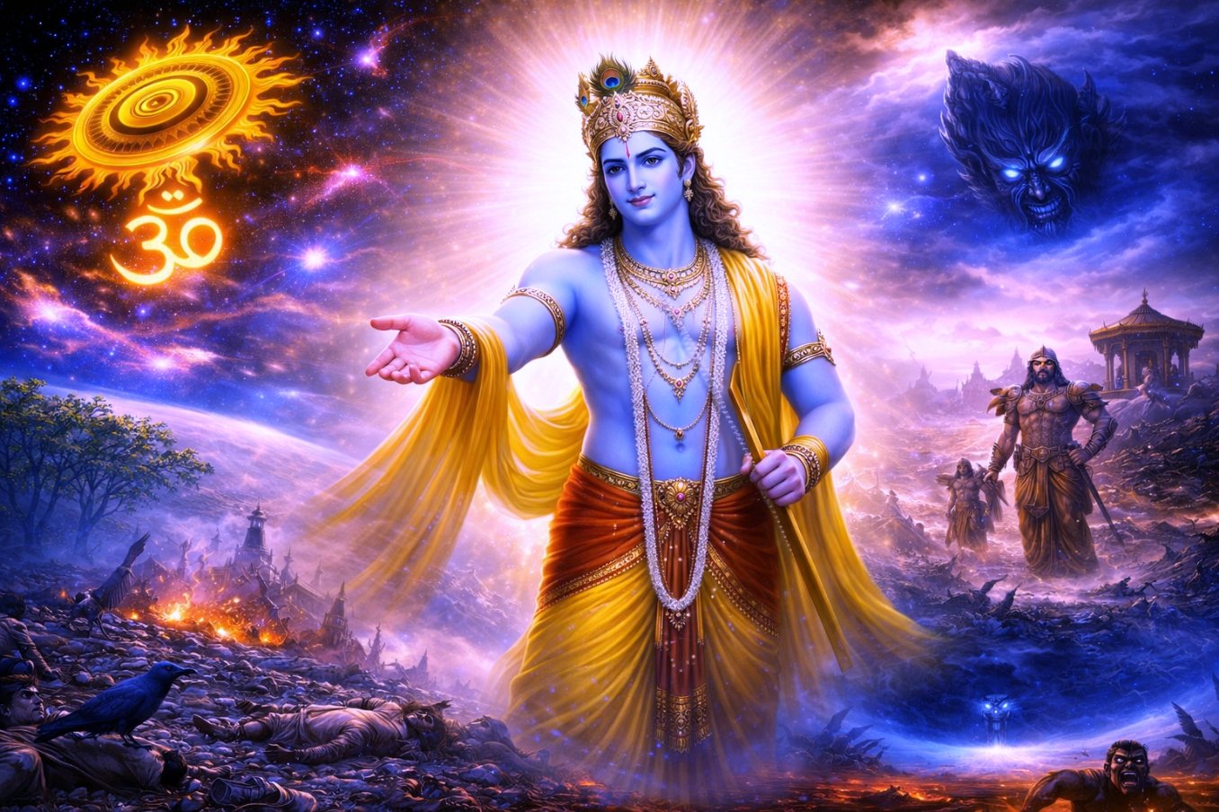 The True Meaning of Not a Leaf Moves Without Shri Krishnas Will