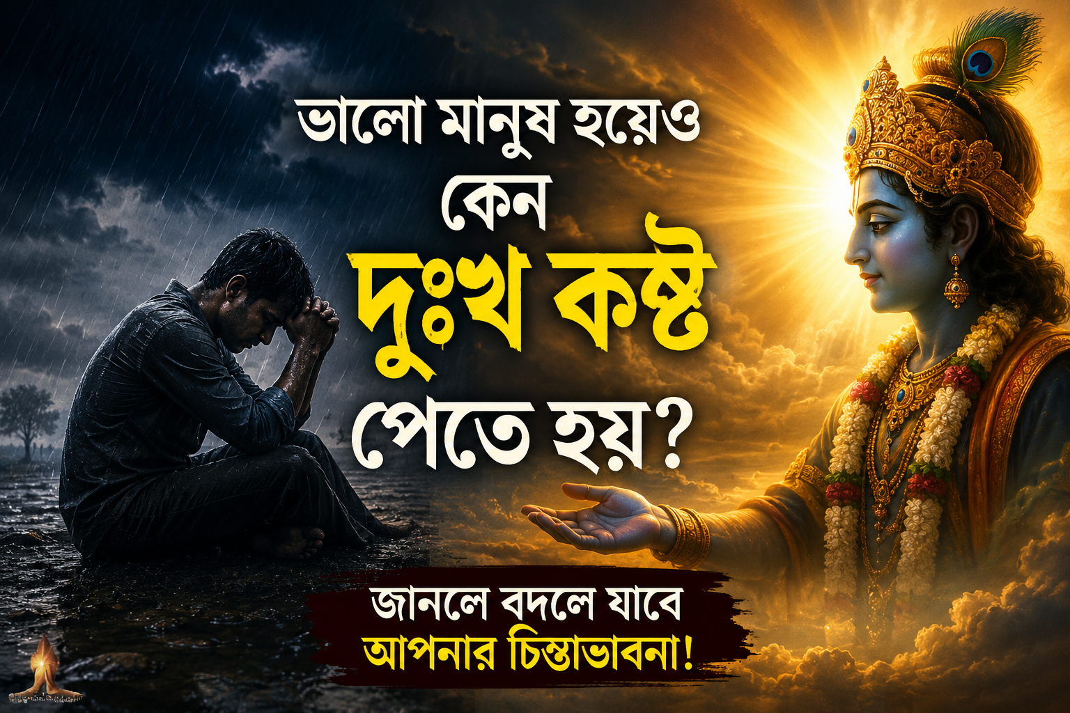 ভালো মানুষ হয়েও কেন দুঃখ কষ্ট পেতে হয়