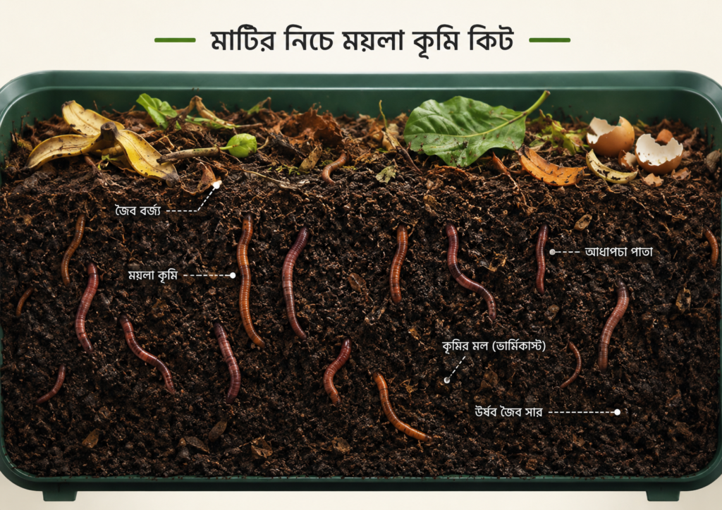মৃত্যুর পরে কৃমির জীবন