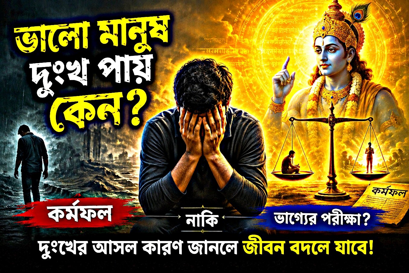 ভালো মানুষ দুঃখ পায় কেন কর্মফল নাকি ভাগ্যের পরীক্ষা