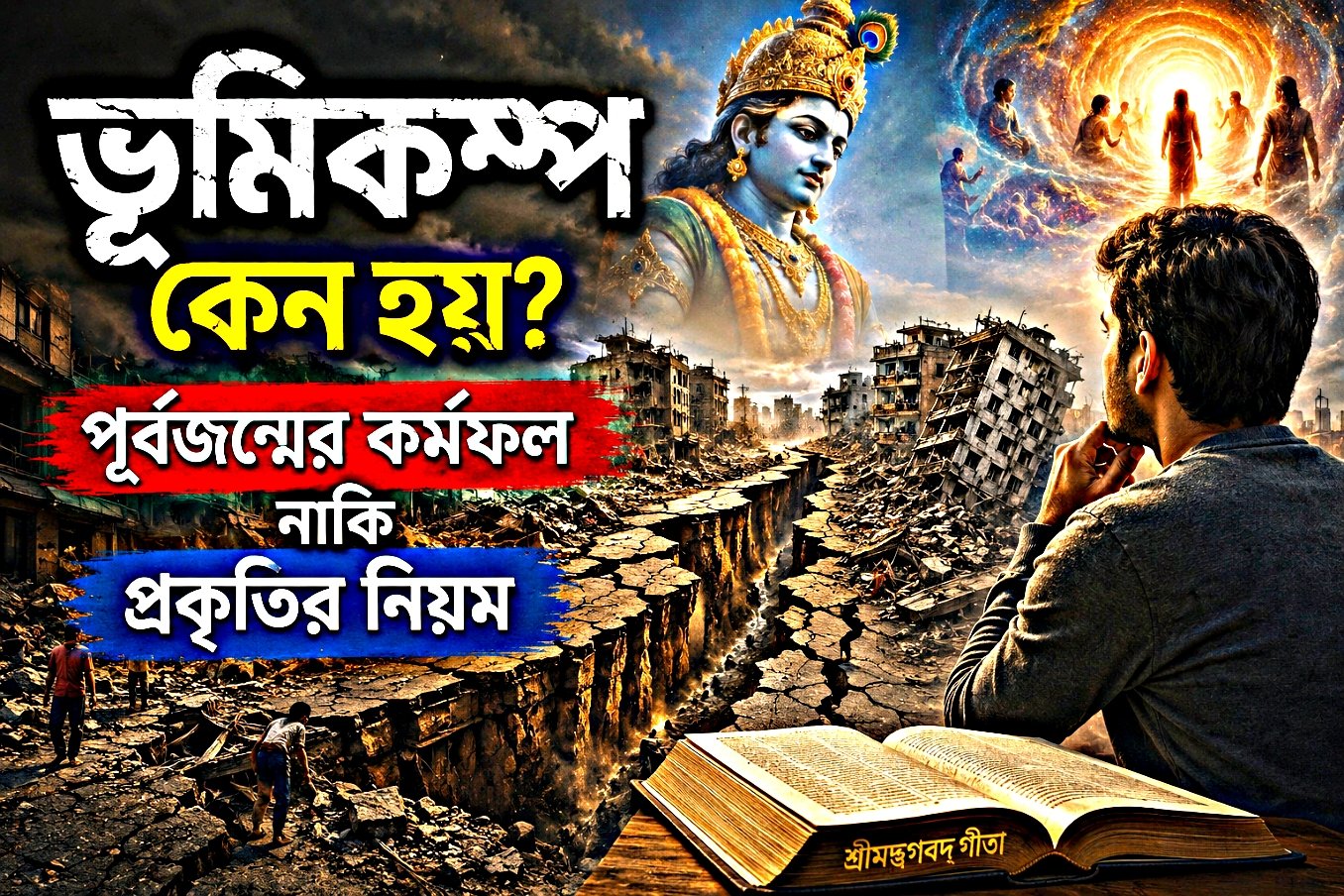 ভূমিকম্প কেন হয় পূর্বজন্মের কর্মফল নাকি প্রকৃতির নিয়ম এই বিষয়ে আধ্যাত্মিক ও বৈজ্ঞানিক ব্যাখ্যা