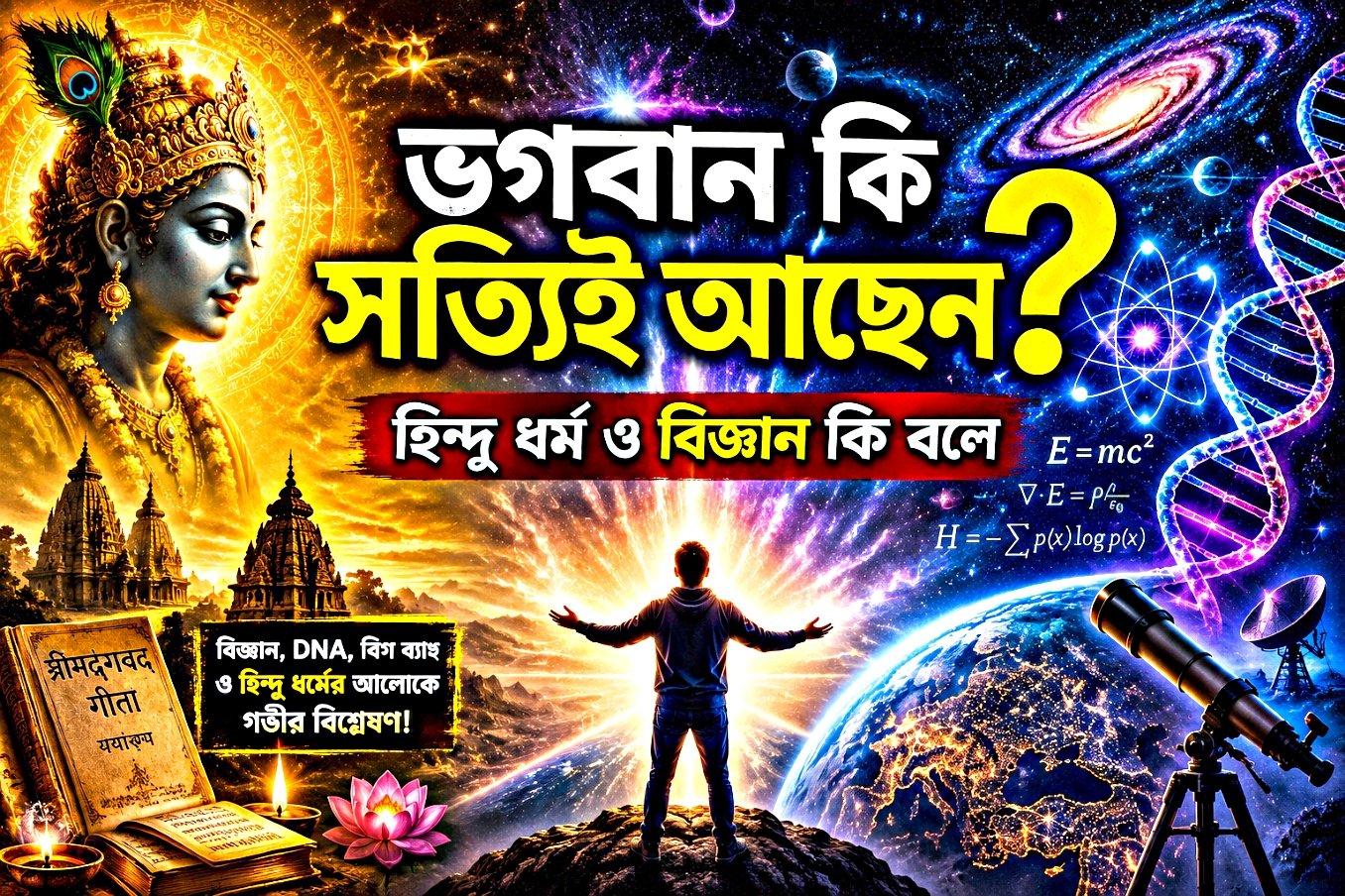 ভগবান কী সত্যিই আছেন হিন্দু ধর্ম ও বিজ্ঞান ভিত্তিক আলোচনা